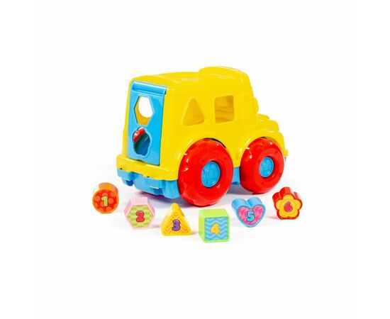Развивающая игрушка-сортер "Автобус" Развивающая игрушка-сортер "Автобус"
