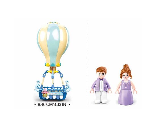 Конструктор от бренда Sluban “Воздушный шар”, 124 элемента