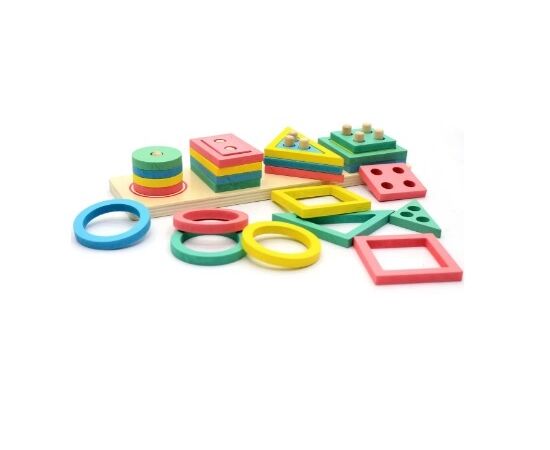 Игра-конструктор "Геометрический сортер" от бренда Fun Game Club Игра-конструктор "Геометрический сортер" от бренда Fun Game Club