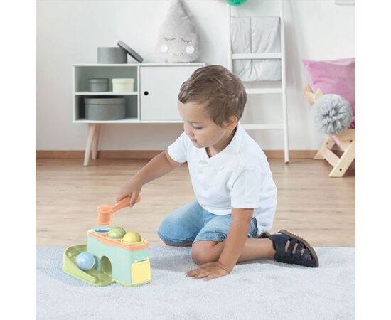 Сортер-горка с мячиками и молоточком от бренда Dolu