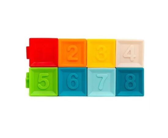 Набор текстурных игрушек "Кубики, мячи, зверята" от бренда Huanger