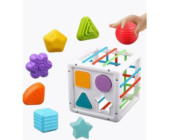 Развивающий сортер с резиночками от бренда Huanger Развивающий сортер с резиночками от бренда Huanger