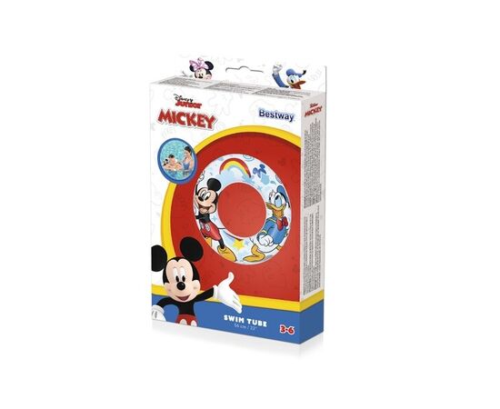 Надувной круг D56см "Mickey Mouse" 3+, от бренда Bestway