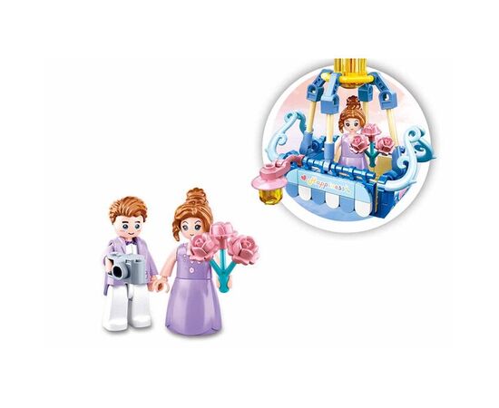 Конструктор от бренда Sluban “Воздушный шар”, 124 элемента