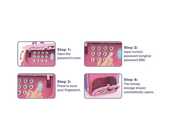 Детский сейф в виде рюкзака "Принцессы"