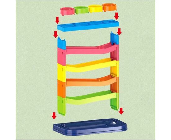 Горка с шариками и молоточком