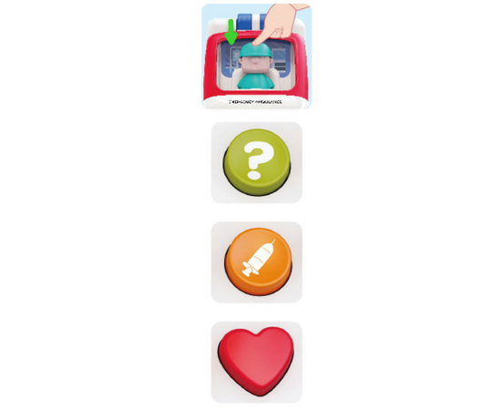 Машинка «Скорая помощь» со световыми и звуковыми эффектами от бренда Hola Toys