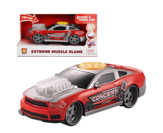 1:18 Инерционная машина "Танцует и поет" от бренда Wenyi, со светом и звуком