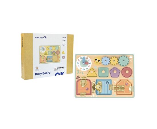 Бизиборд "Мои лесные друзья" от бренда Tooky Toy