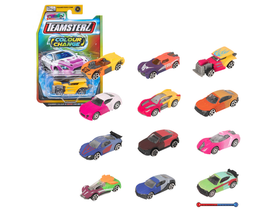 Машинка меняющая цвет от бренда Teamsterz, на выбор