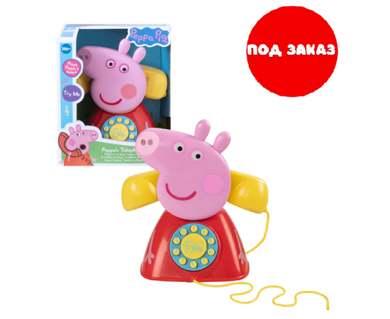 Музыкальный детский телефон «Свинка Пеппа»