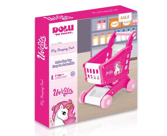 Тележка для продуктов "Единорожка"  от бренда Dolu