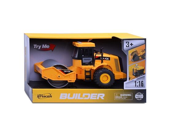 1:16 Инерционная машина "Каток" от бренда Wenyi, со светом и звуком