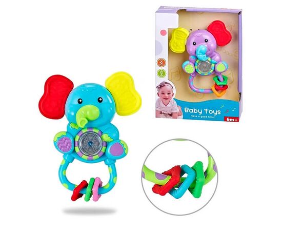 Музыкальная погремушка "Слоник"