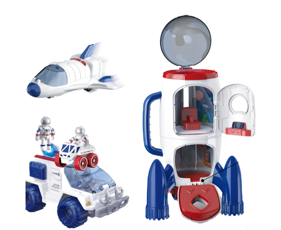 Игровой набор "Исследование космоса"  от бренда Wenyi, со светом и звуком Игровой набор "Исследование космоса"  от бренда Wenyi, со светом и звуком