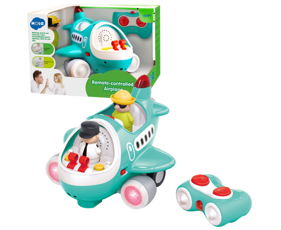Радиоуправляемый самолет со звуковыми и световыми эффектами от бренда Hola Toys
