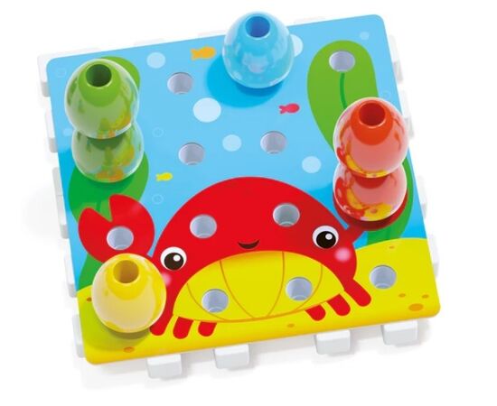 Крупная мозайка "Jumbo Peggy" от бренда Quercetti