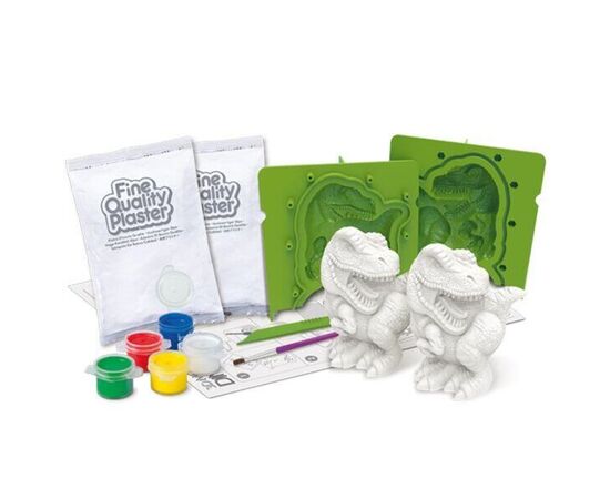 Набор для создания 3D фигурок из гипса "Динозавры"