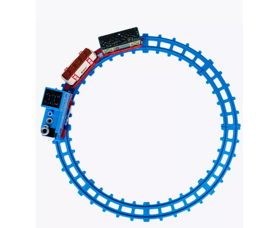 Железная дорога с поездом и аксессуарами "Паровозик Томас", 11 элементов Железная дорога с поездом и аксессуарами "Паровозик Томас", 11 элементов