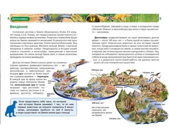Детская энциклопедия "Динозавры" от издательства Росмэн