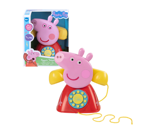 Музыкальный детский телефон «Свинка Пеппа»