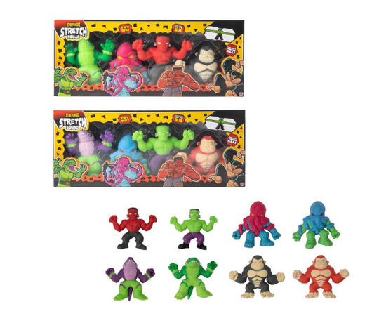 Набор из 4-х игрушек-антистресс «Stretcherz Stretch Squad»