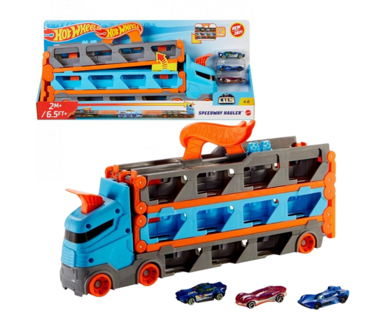 Hot Wheels Грузовик-транспортер «Супергонки» Hot Wheels Грузовик-транспортер «Супергонки»