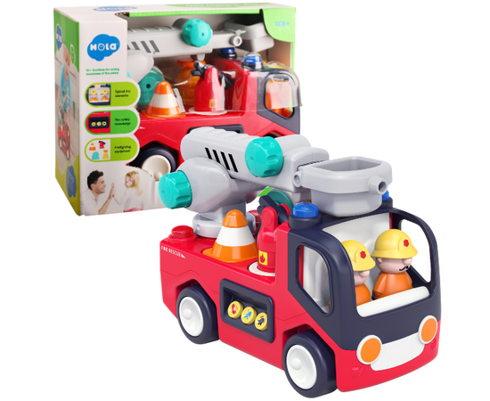 Игрушка «Пожарная машина» с музыкой и светом от бренда Hola Toys