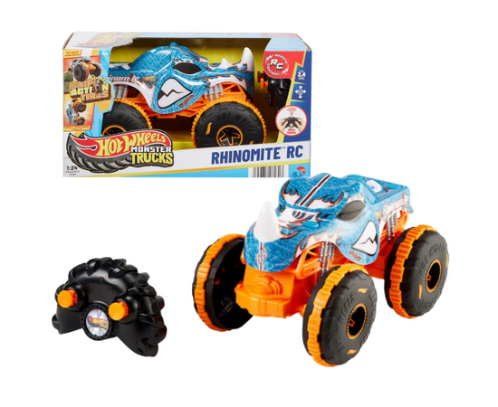 Hot Wheels 1:24 Monster Trucks на радиоуправлении «Риномит»