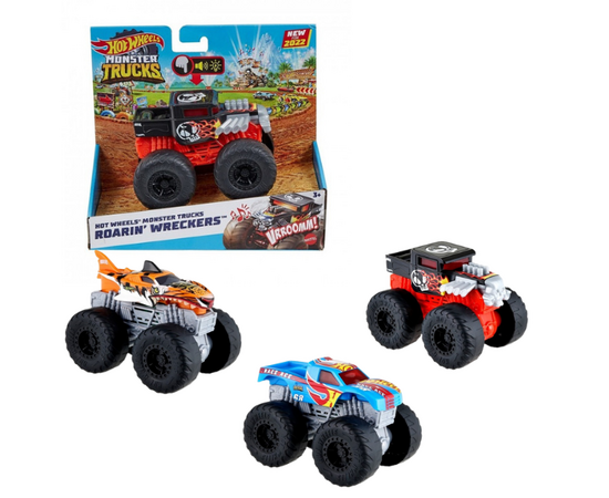 Hot Wheels «Monster Trucks» внедорожник 1:43 серии, свет и звук
