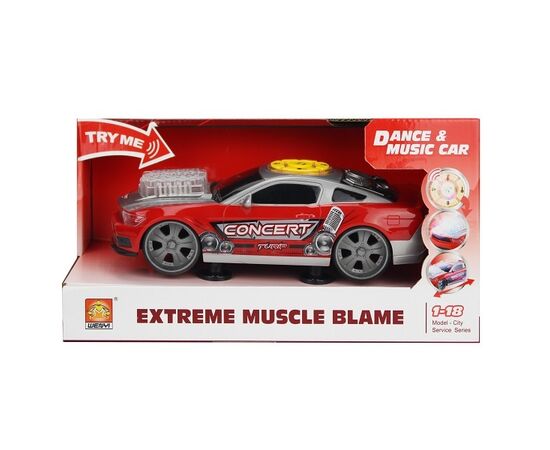 1:18 Инерционная машина "Танцует и поет" от бренда Wenyi, со светом и звуком