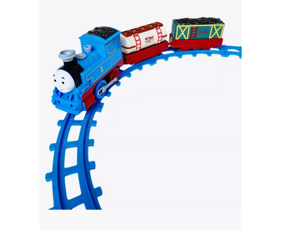 Железная дорога с поездом и аксессуарами "Паровозик Томас", 11 элементов Железная дорога с поездом и аксессуарами "Паровозик Томас", 11 элементов