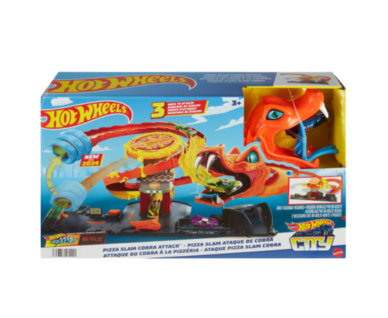 Hot Wheels Трек «Атака кобры на пиццерию» Hot Wheels Трек «Атака кобры на пиццерию»