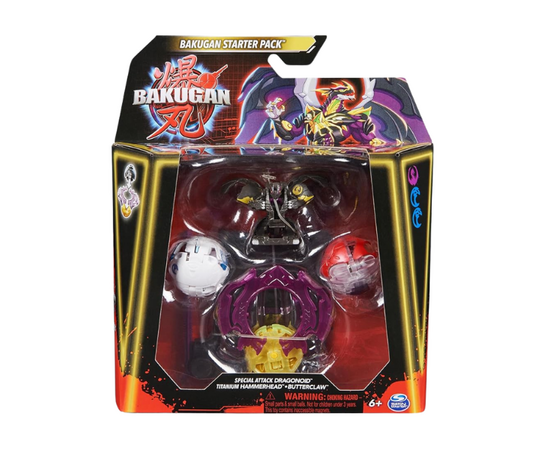 Игровой набор Bakugan Starter 3-Pack от бренда Spin Master