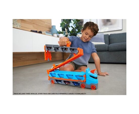 Hot Wheels Грузовик-транспортер «Супергонки» Hot Wheels Грузовик-транспортер «Супергонки»