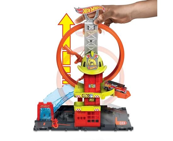 Игровой набор Hot Wheels  «Городская пожарная станция. Супер петля» Игровой набор Hot Wheels  «Городская пожарная станция. Супер петля»