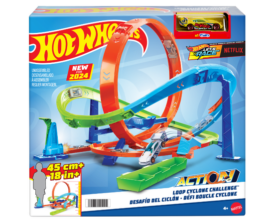 Игровой набор Hot Wheels  «Циклон с петлями» с пусковым механизмом