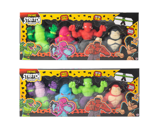 Набор из 4-х игрушек-антистресс «Stretcherz Stretch Squad»
