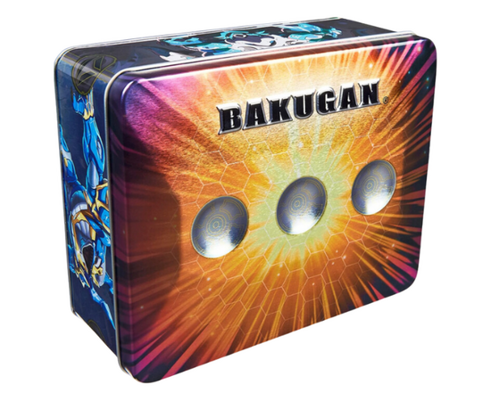 Набор Бакугана 2 в 1 в металлическом ящике Bakugan Tin