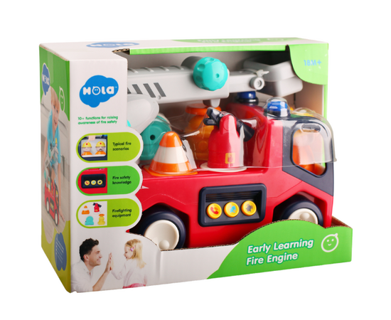 Игрушка «Пожарная машина» с музыкой и светом от бренда Hola Toys