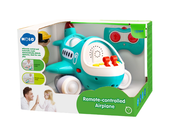 Радиоуправляемый самолет со звуковыми и световыми эффектами от бренда Hola Toys