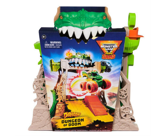 Игровой набор Monster Jam «Dragon Dungeon of Doom» от бренда Spin Master