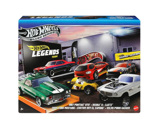 Набор коллекционных машинок 1:64 Hot Wheels «Тур легенд»
