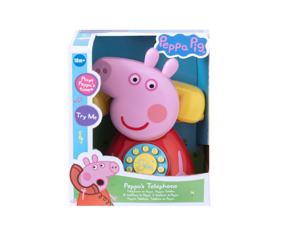 Музыкальный детский телефон «Свинка Пеппа»