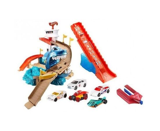 Игровой набор Hot Wheels Трек "Охота на акулу" Игровой набор Hot Wheels Трек "Охота на акулу"