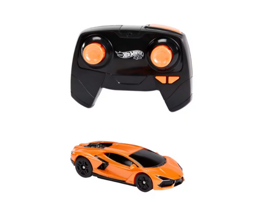 Hot Wheels Гоночный радиоуправляемый автомобиль 1:64 Lamborghini Revuelto
