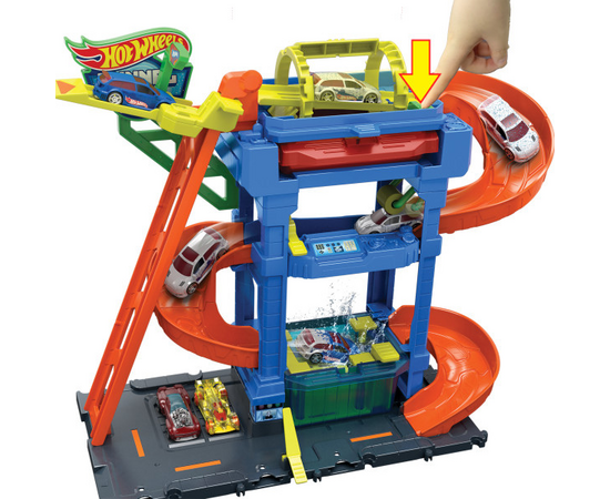 Hot Wheels Трек «Автомойка туннельный твист» Hot Wheels Трек «Автомойка туннельный твист»