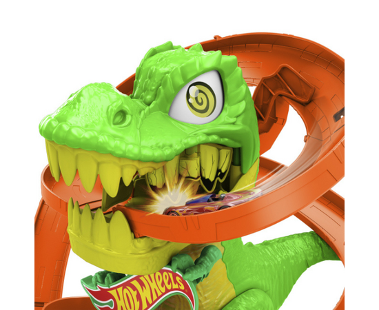 Игровой набор Hot Wheels City "Атака огненного Ти-Рекса" Игровой набор Hot Wheels City "Атака огненного Ти-Рекса"