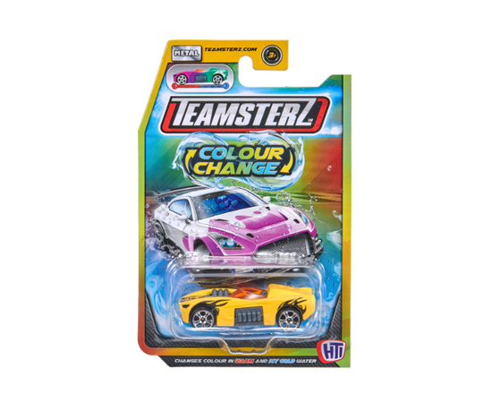 Машинка меняющая цвет от бренда Teamsterz, на выбор