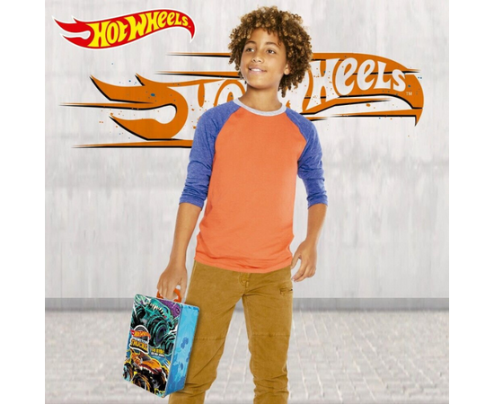 Контейнер для хранения 6 машинок из серии Monster Trucks, от бренда Hot Wheels Контейнер для хранения 6 машинок из серии Monster Trucks, от бренда Hot Wheels
